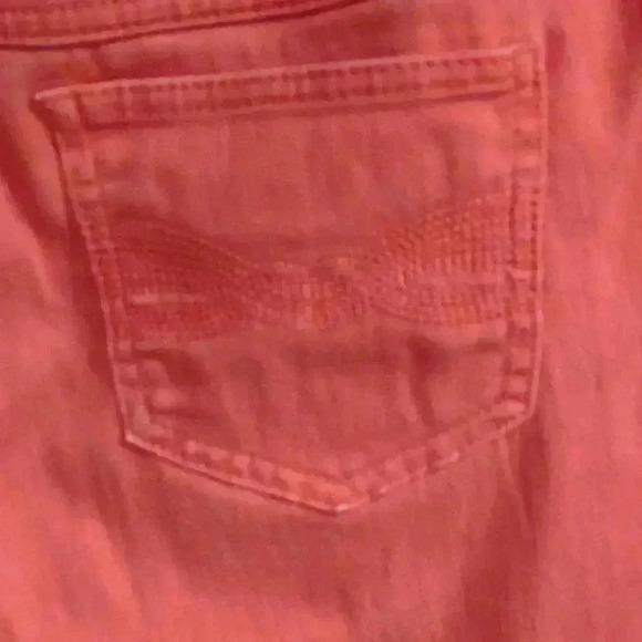 Earl Jeans Straight Leg Pink 5 Pocket Size 10 - Picture 3 of 5